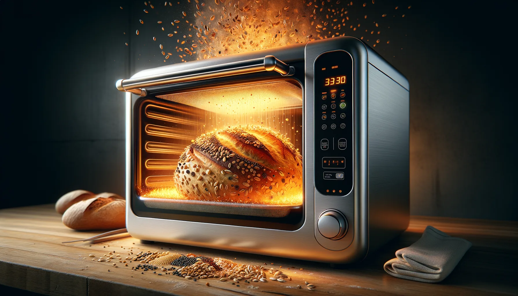 Mehrkornbrot im Brotbackautomat: Saaten und Koerner einarbeiten