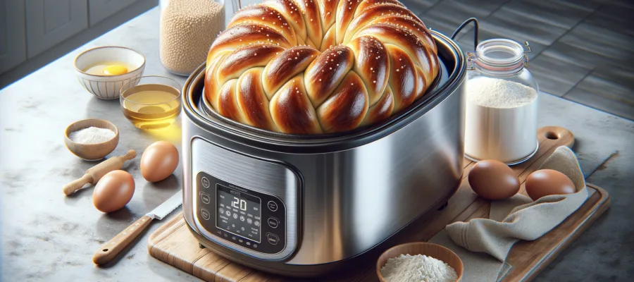 Hefezopf im Brotbackautomat: saftiger Zopf ohne Kneten