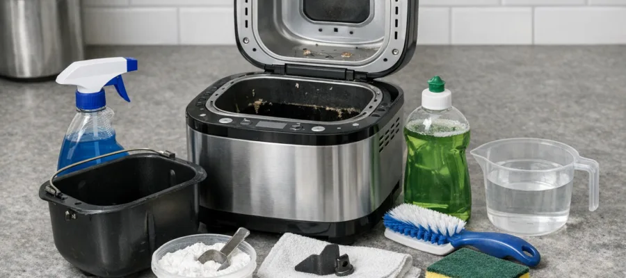 Brotbackautomat reinigen: Schritt-fuer-Schritt Anleitung fuer hygienische Sauberkeit