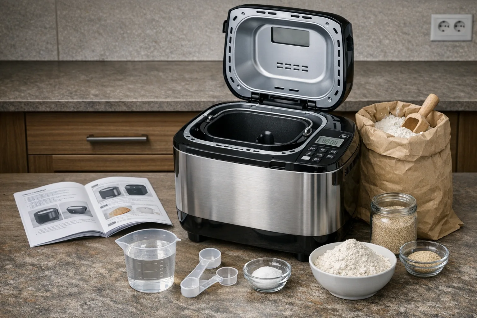 So richten Sie Ihren neuen Brotbackautomat richtig ein und starten sofort