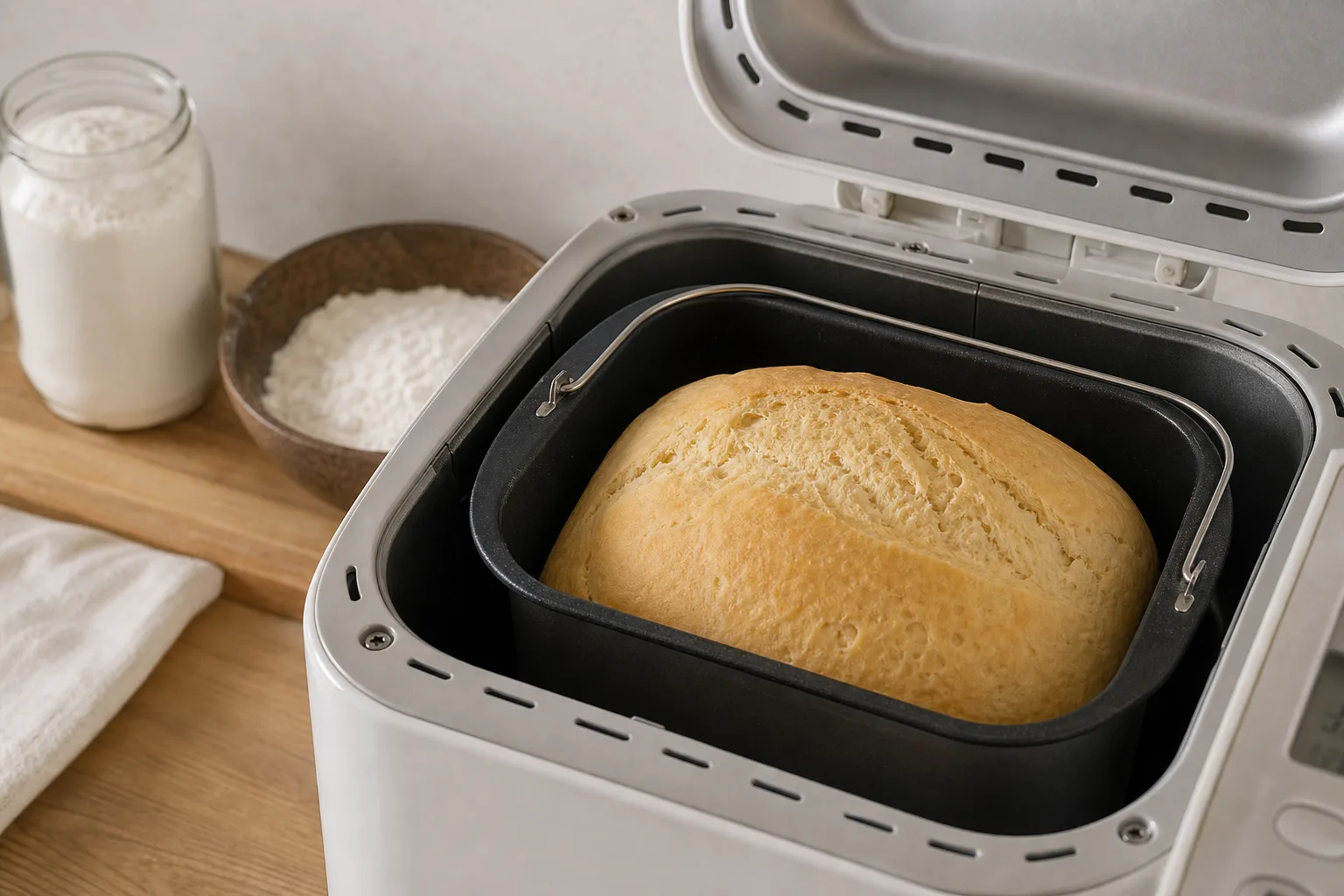 Glutenfreies Weissbrot im Brotbackautomat: lockeres Basisrezept
