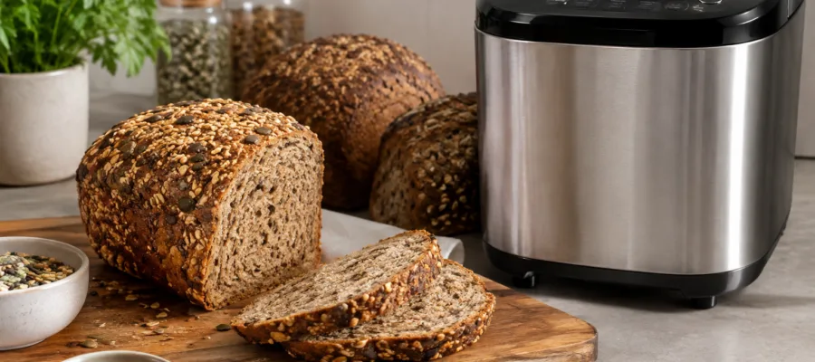 Spezialbrote fuer Brotbackautomat: Nuss-, Saaten- und Gewuerzbrote